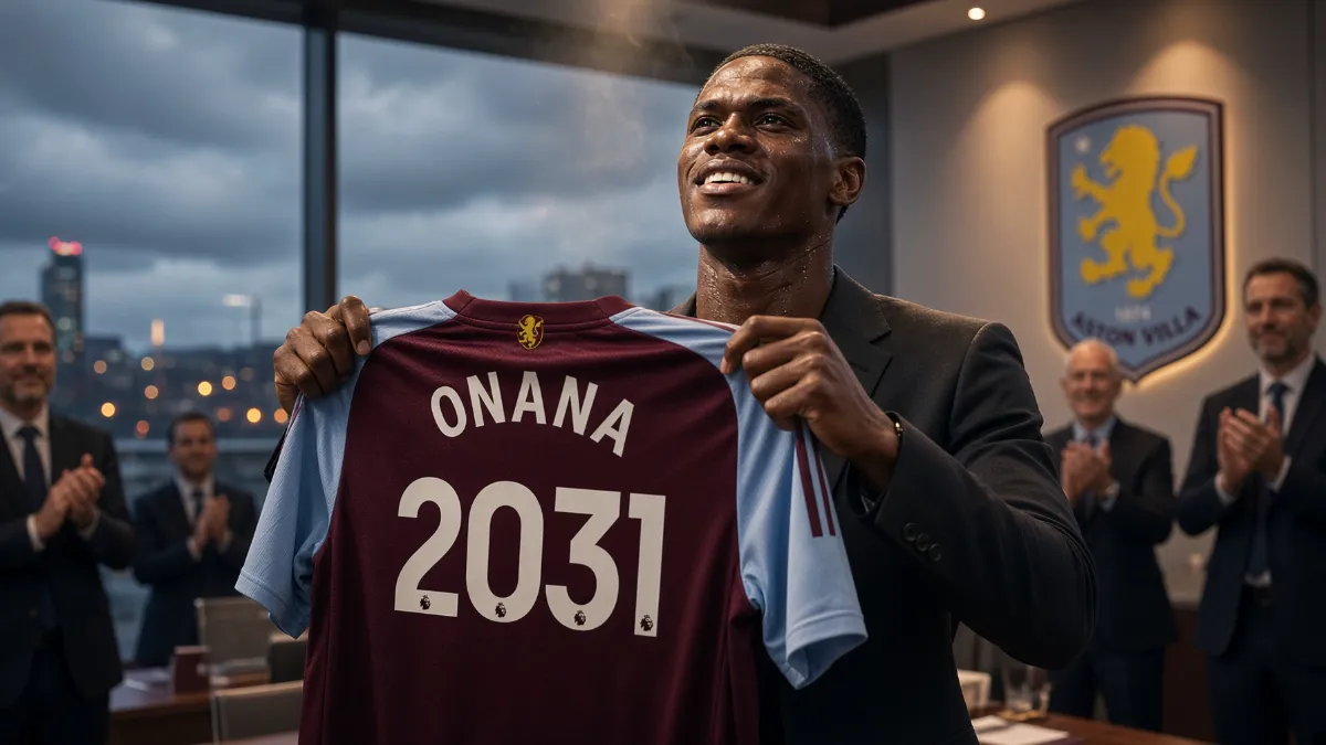 Amadou Onana signs new contract with Aston Villa until 2031