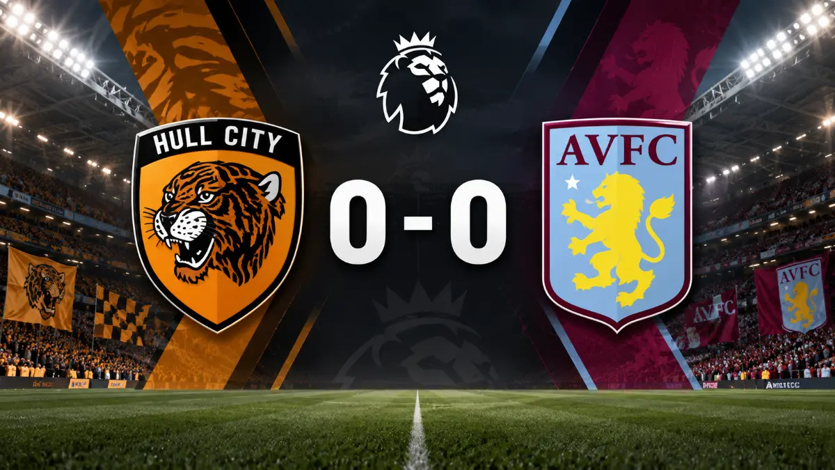 Hull City and Aston Villa play out goalless draw