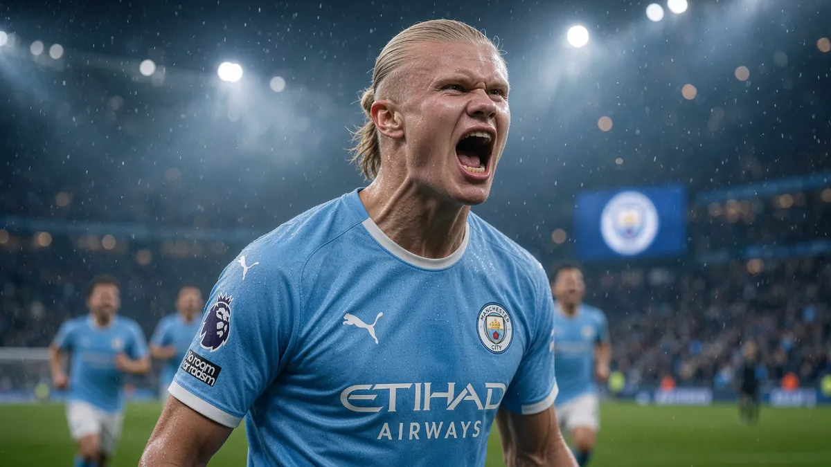 Erling Haaland scores 300th goal in career, matching Messi's record