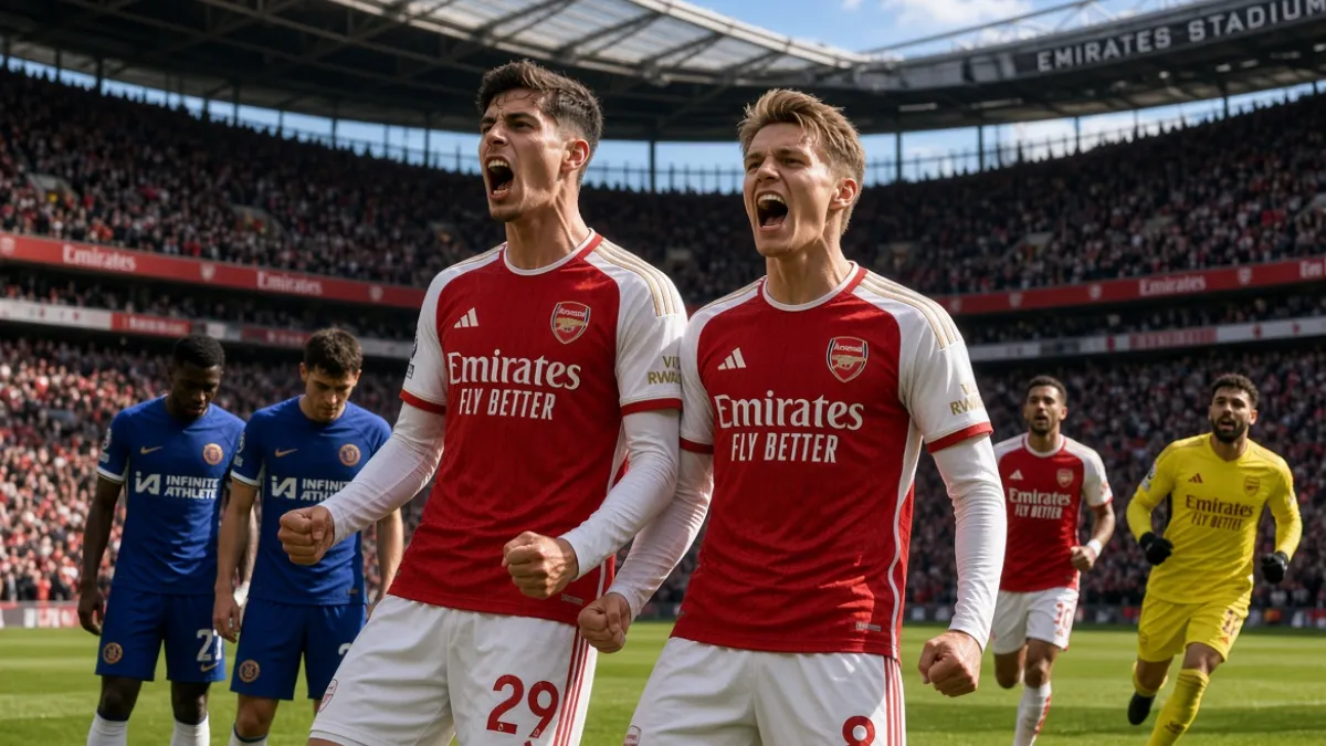 Arsenal continue perfect start with win over Chelsea