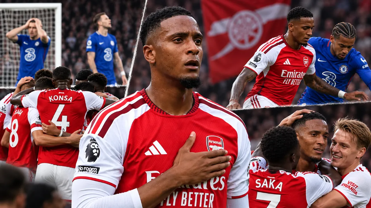 Ezri Konsa shares thoughts after home debut for Arsenal against Chelsea