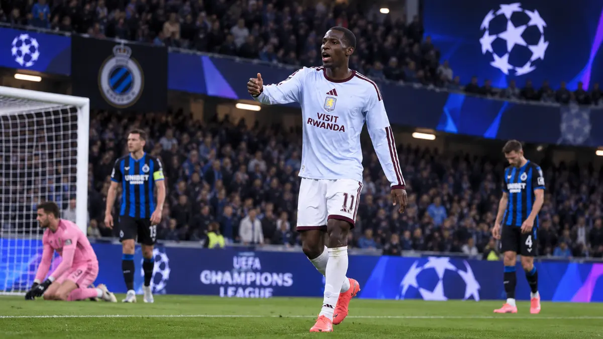 Aston Villa start Champions League campaign with victory: Brugge score twice but can't save the match