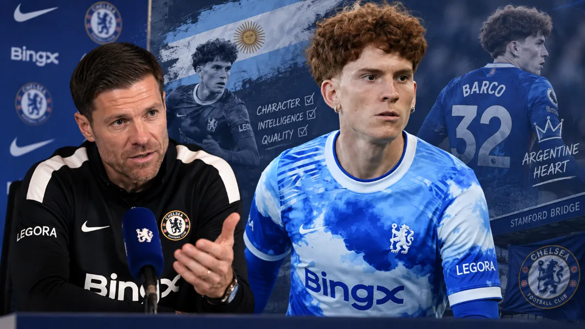 Xabi Alonso explains Valentino Barco's role at Chelsea: he has the heart of a fighter!