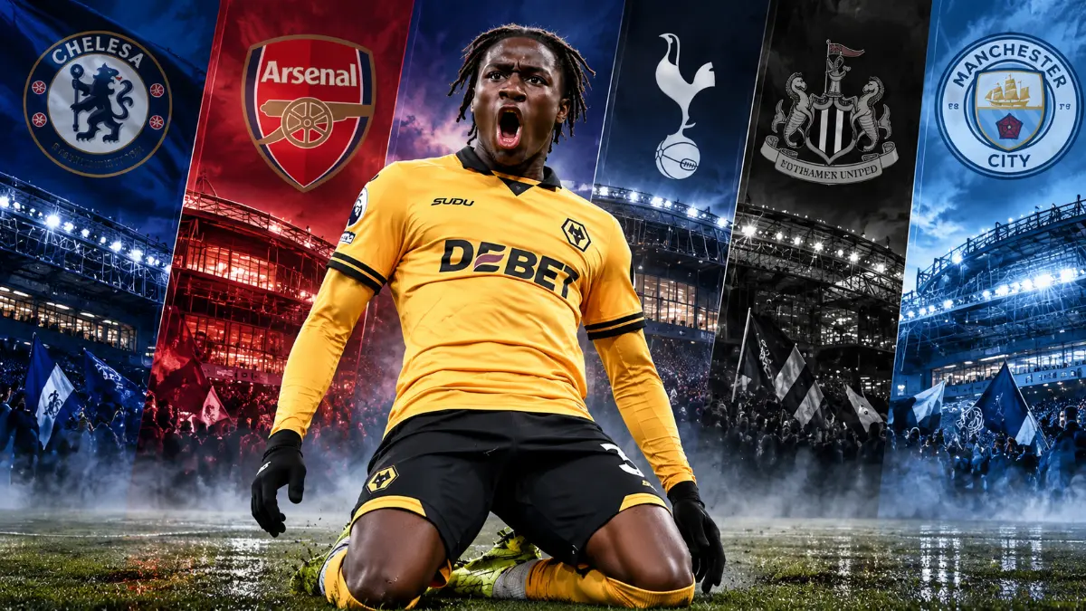 10 clubs are tracking Mateusz Mane — Wolverhampton refuse to sell their 18-year-old talent