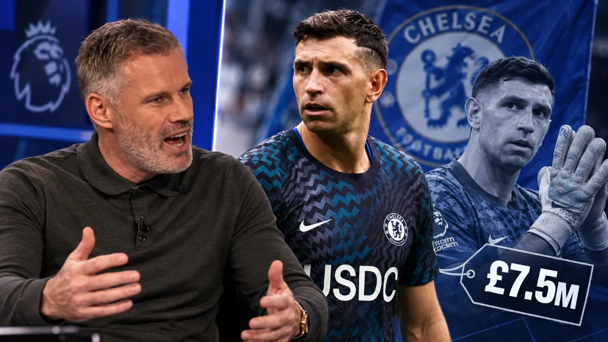 Jamie Carragher sees worrying signs in Emiliano Martinez's performance for Chelsea