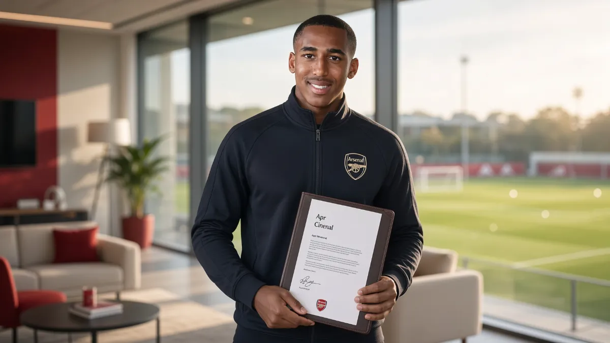 Arsenal confirm the signing of forward Milo Bernard from Crystal Palace