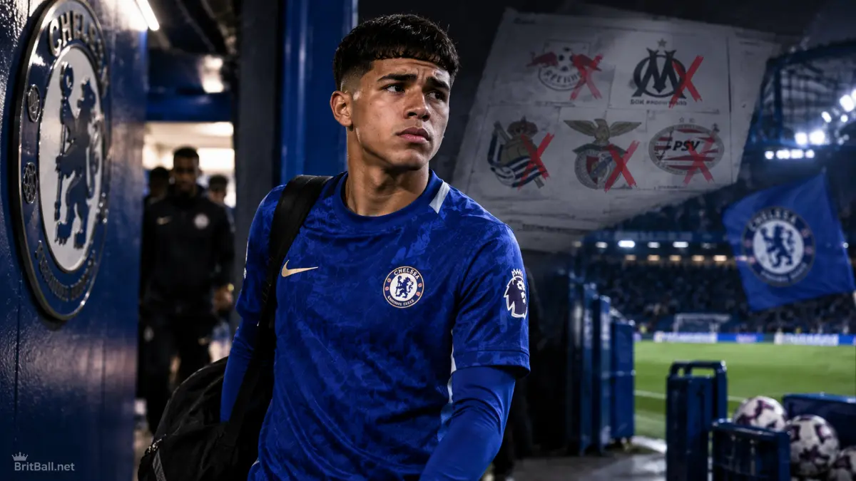 Kendry Paez falls out of Chelsea's plans after failed loan move