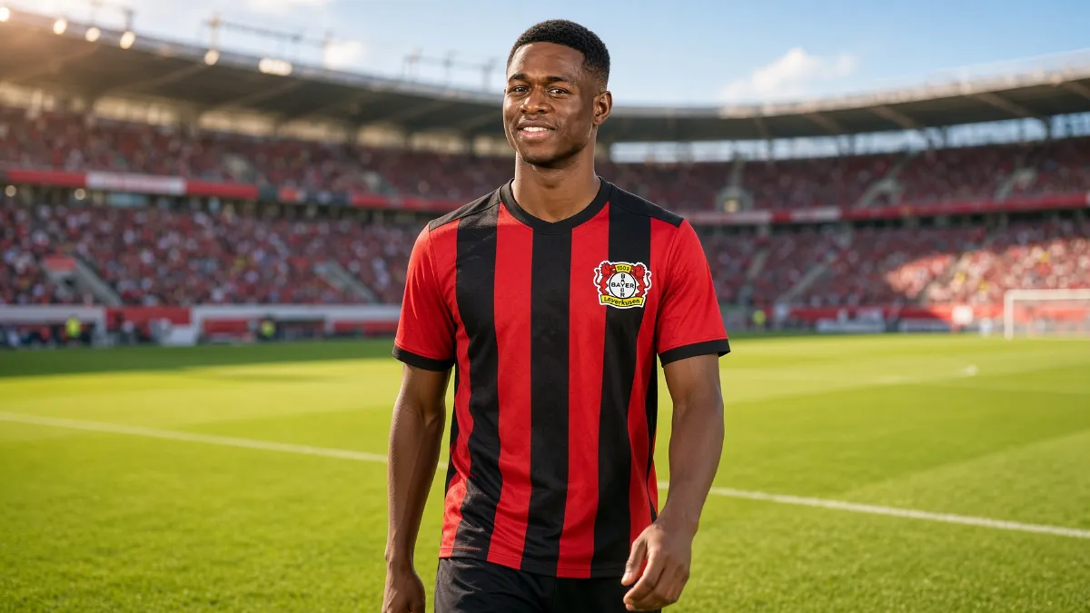 Bayer aim to thwart Arsenal's plans by extending contract with Christian Kofane