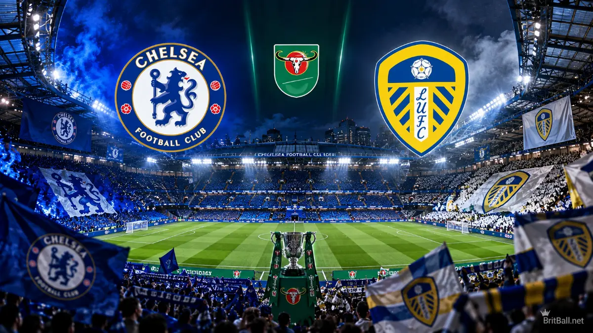 Chelsea and Leeds name starting line-ups for EFL Cup clash