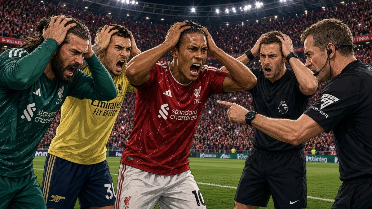 Scandals of the weekend in the Premier League: panel acknowledges refereeing errors against Liverpool and Arsenal