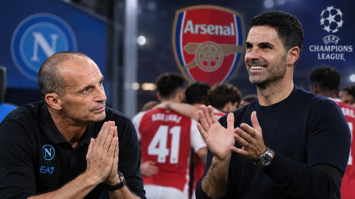 Massimiliano Allegri admits Arsenal's superiority over Napoli