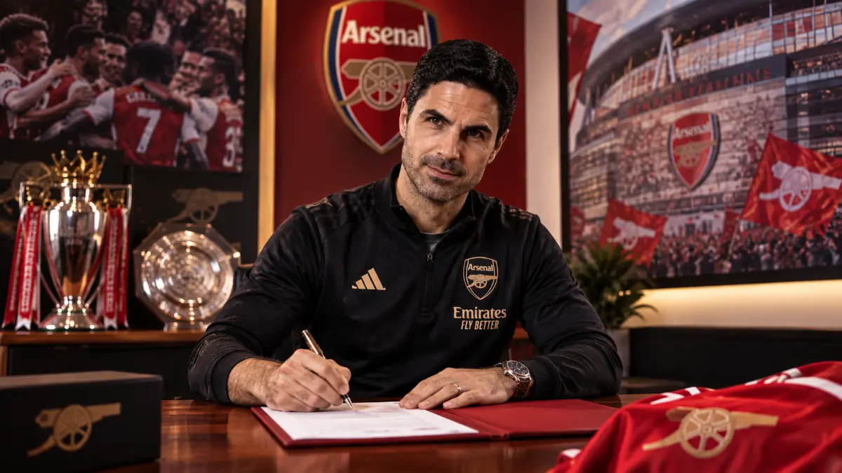 Arsenal close to extending contract with Mikel Arteta