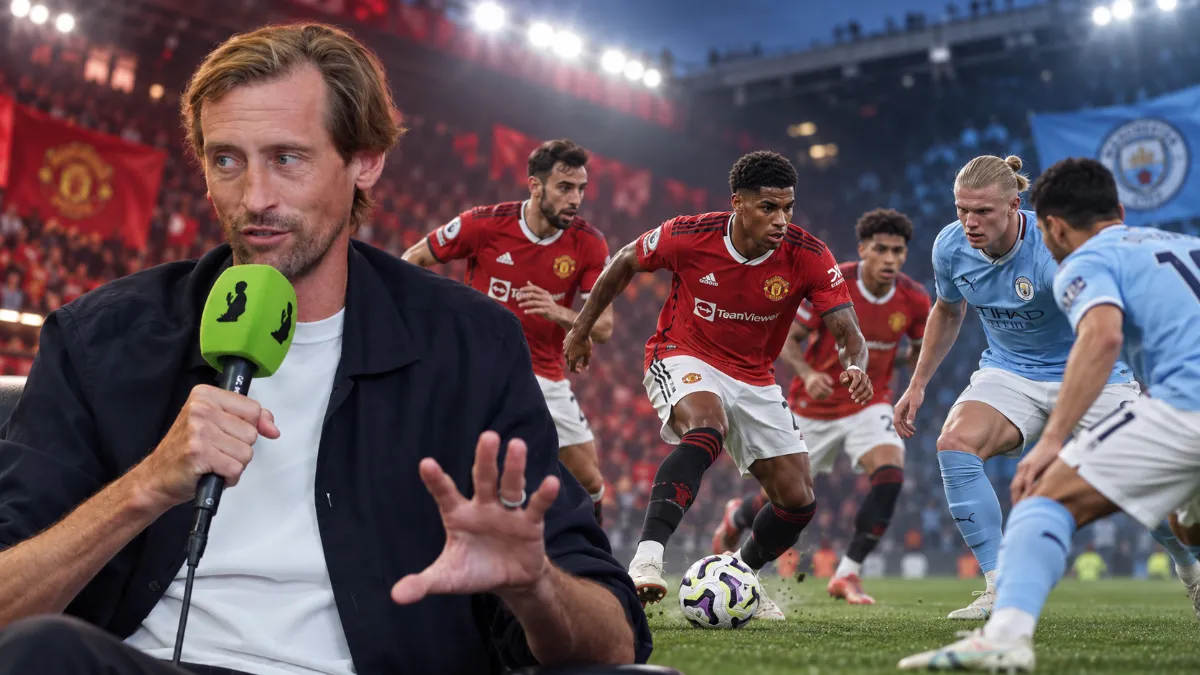 Peter Crouch predicts Manchester United vs Manchester City derby