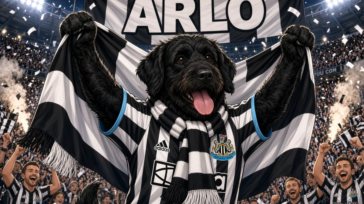 Meet Arlo, the dedicated Newcastle fan who travels to every away game