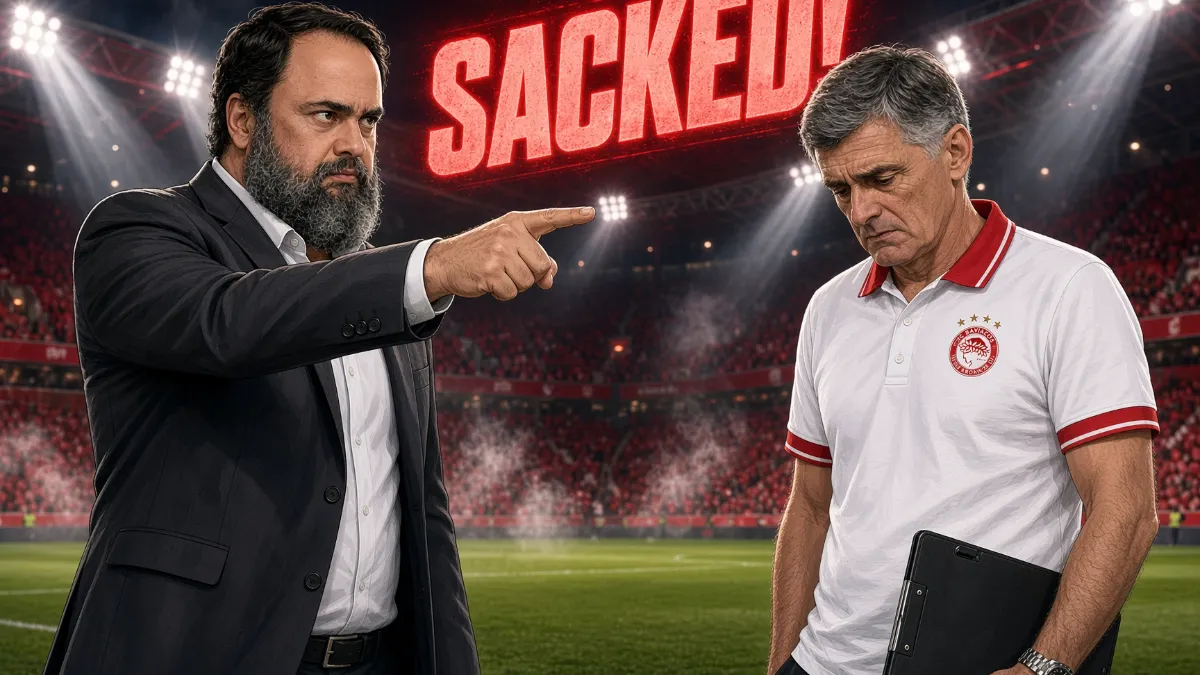 Evangelos Marinakis parts ways with Mendilibar after just three games