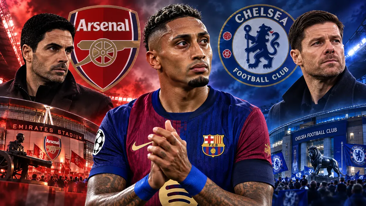 Arsenal and Chelsea show interest in Raphinha