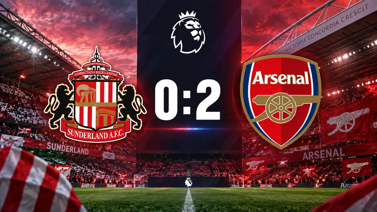 Arsenal edge past Sunderland thanks to goals from Guimaraes and Saka