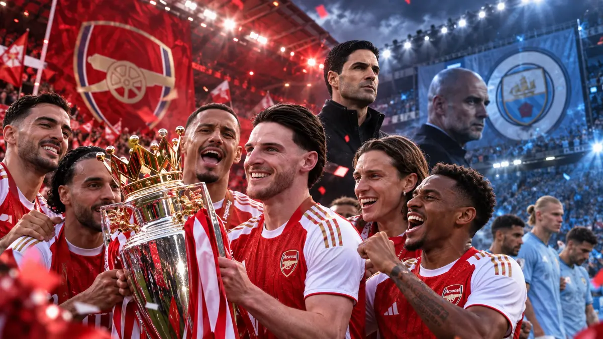 Arsenal are the main favourites for the Premier League: Manchester City are named as the only real contenders