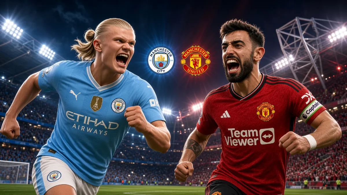 Predicted line-ups for Manchester United vs Manchester City