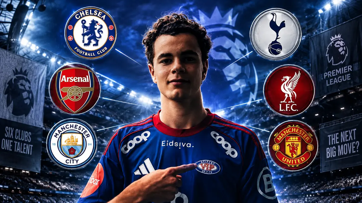 Arsenal and Chelsea lead the chase for 15-year-old Valerenga talent Gabriel Rajkovic