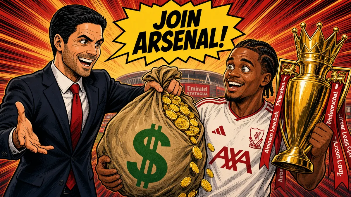 Arsenal are eyeing a bold transfer for Liverpool talent