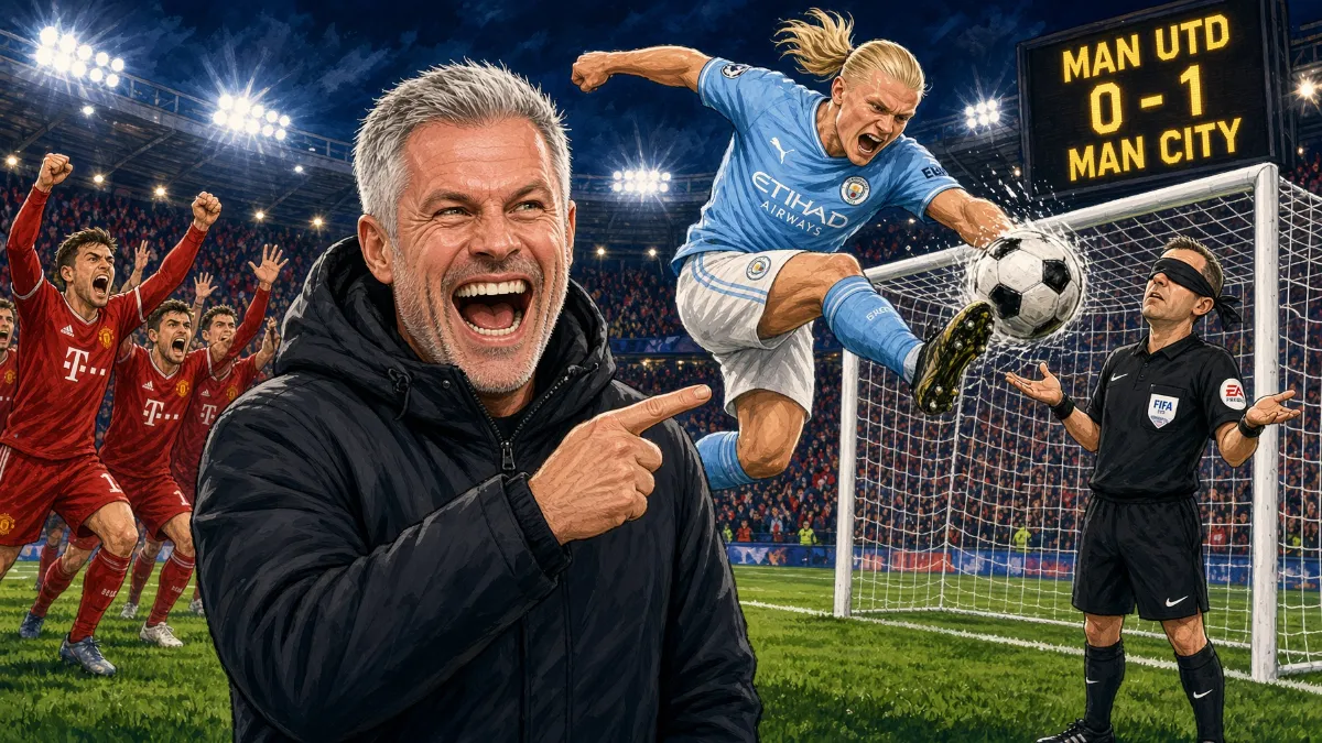 Jamie Carragher criticises VAR for Erling Haaland's goal against Manchester United