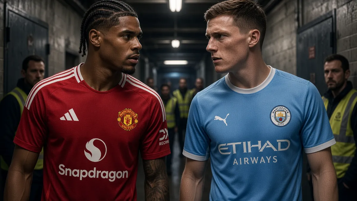 Manchester derby: starting line-ups for Manchester United vs Manchester City