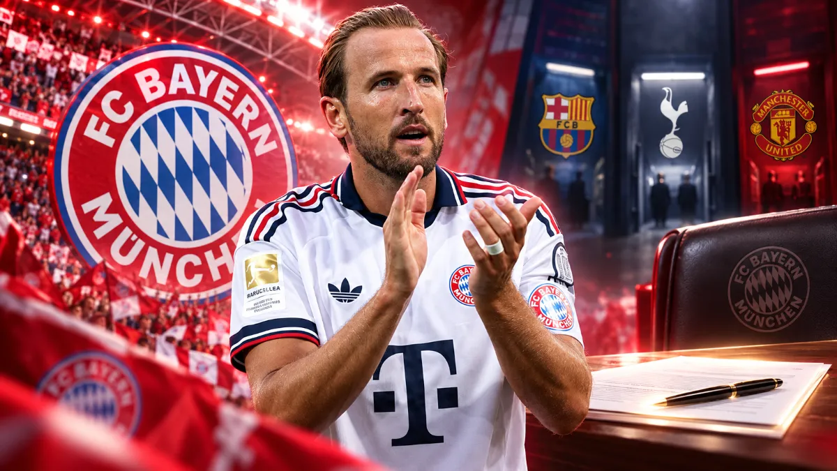 Harry Kane could become a free agent as Barcelona and Man Utd weigh up a move