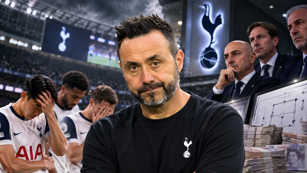 De Zerbi is safe for now as Tottenham weigh up their options
