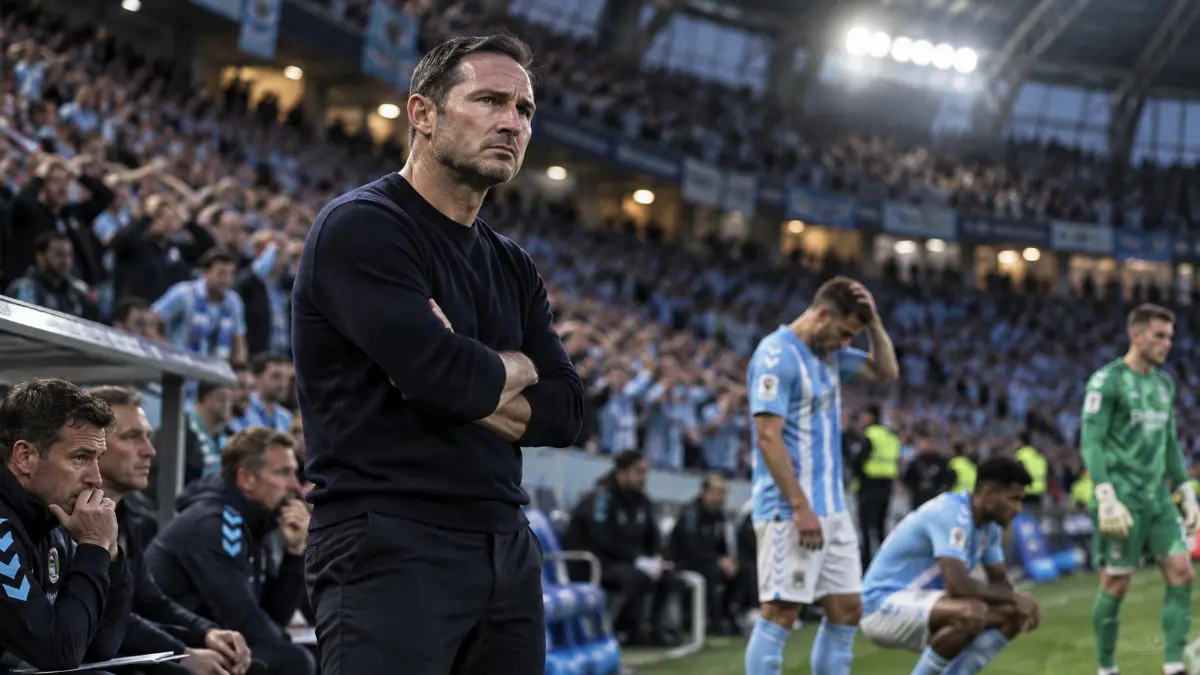 Frank Lampard faces mounting pressure as Coventry struggles in Premier League