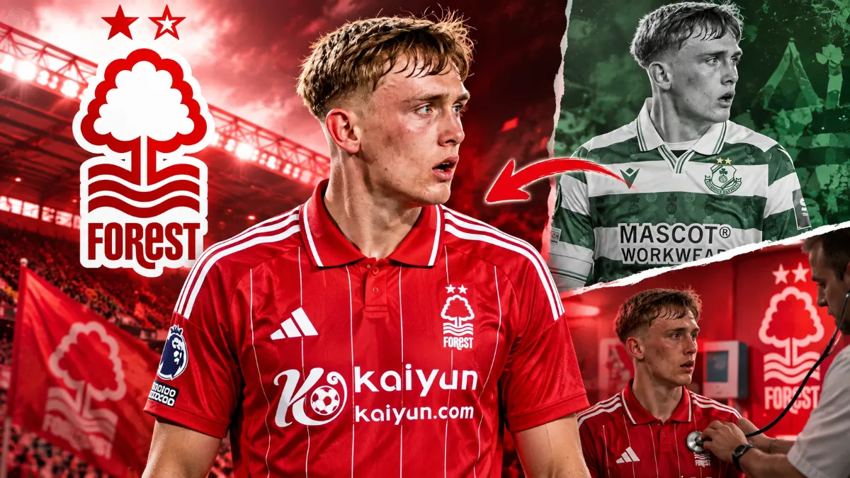 Nottingham Forest are close to signing one of Ireland's top talents