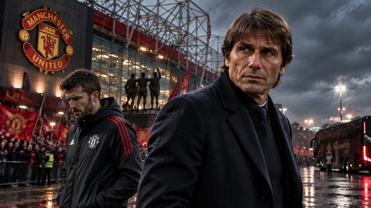 Antonio Conte could replace Michael Carrick at Manchester United