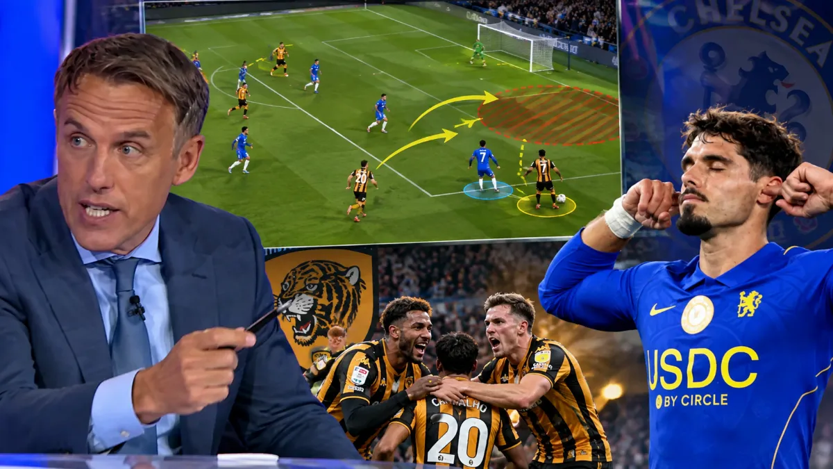 Phil Neville identifies Chelsea's weak spot