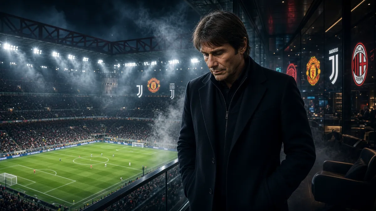 Antonio Conte eyes top European jobs at Manchester United, Milan or Juventus