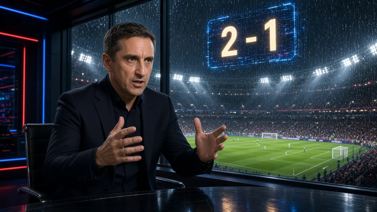 Gary Neville predicts victory for struggling Manchester United against Fulham