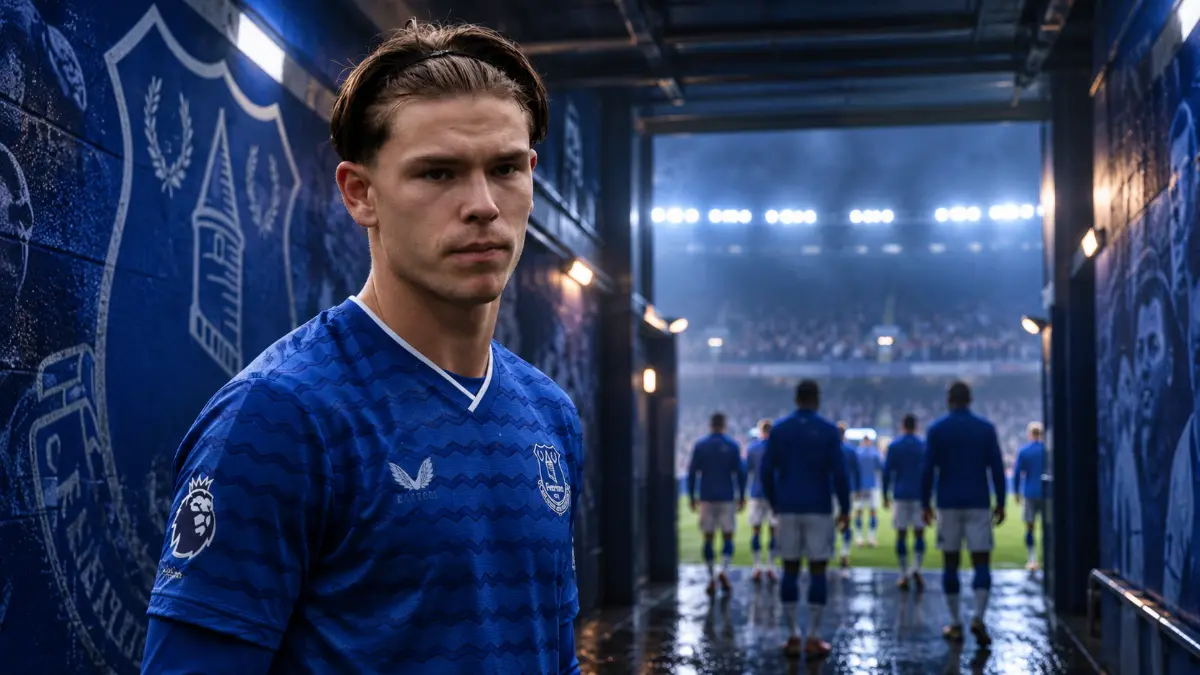 Tyler Dibbling may leave Everton in 2027 - Moyes not counting on player