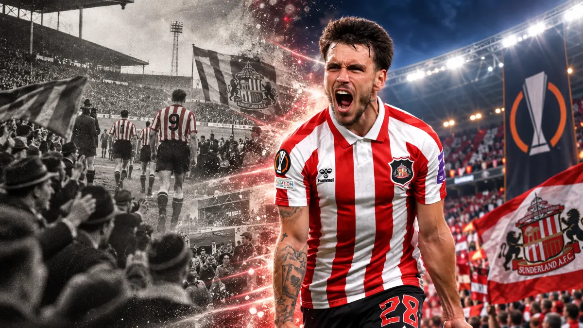 Sunderland celebrate first European win in 53 years