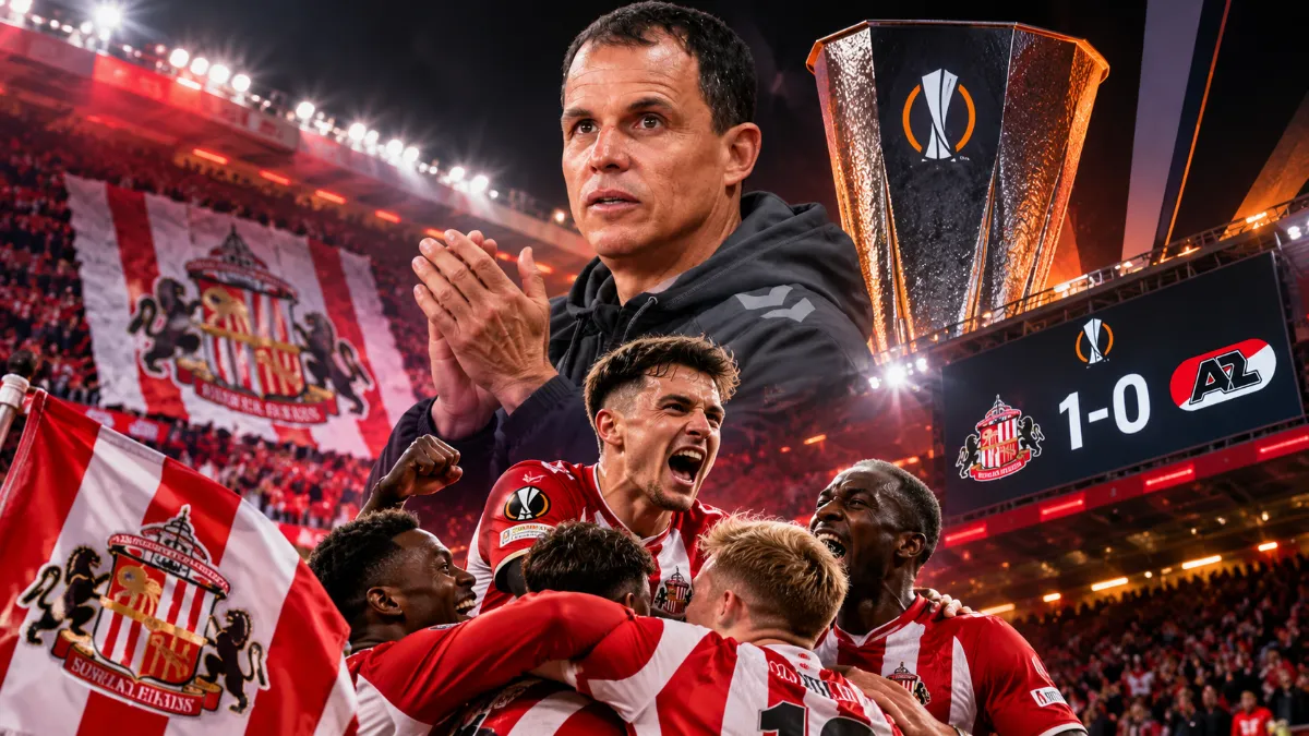 What did Regis Le Bri feel after Sunderland's historic victory?
