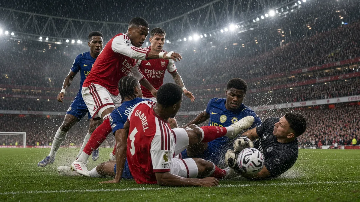 Gabriel escapes punishment for controversial foul on Martinez