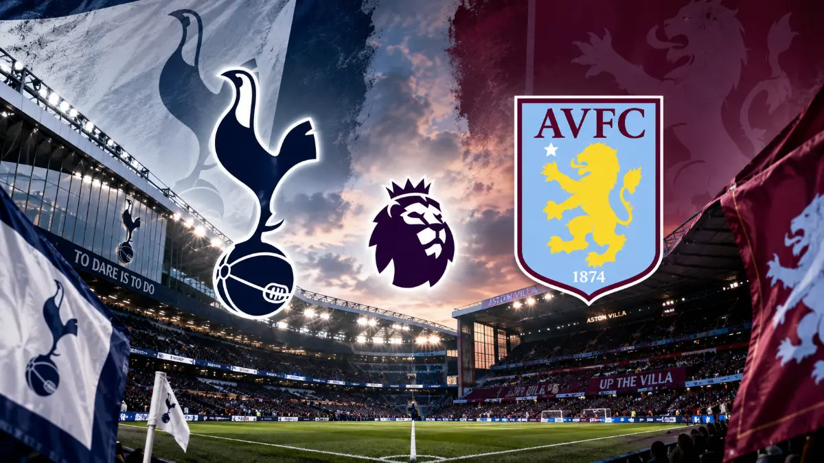 Tottenham and Aston Villa announce starting line-ups