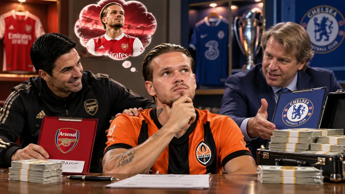 Srna: Mudryk preferred Arsenal, but Shakhtar chose Chelsea's offer