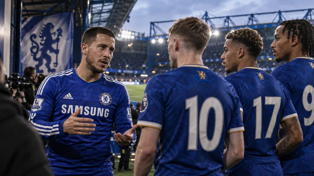 Eden Hazard names condition for Chelsea's title challenge and compares club to Arsenal
