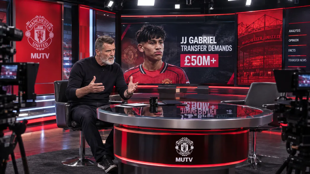 Keen and Neville criticize JJ Gabriel for wanting to leave Man United