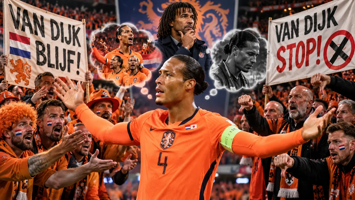 Gullit: There is huge debate in the Netherlands over whether Van Dijk should leave the national team