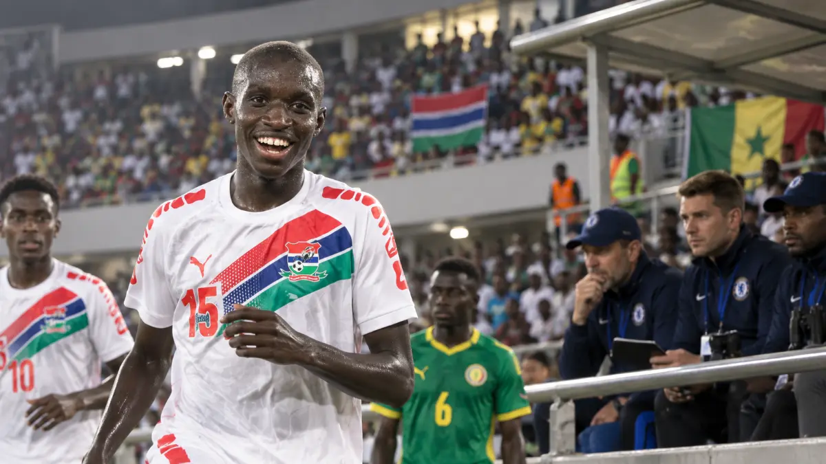 Chelsea are tracking 15-year-old Gambian talent Adama Jeng