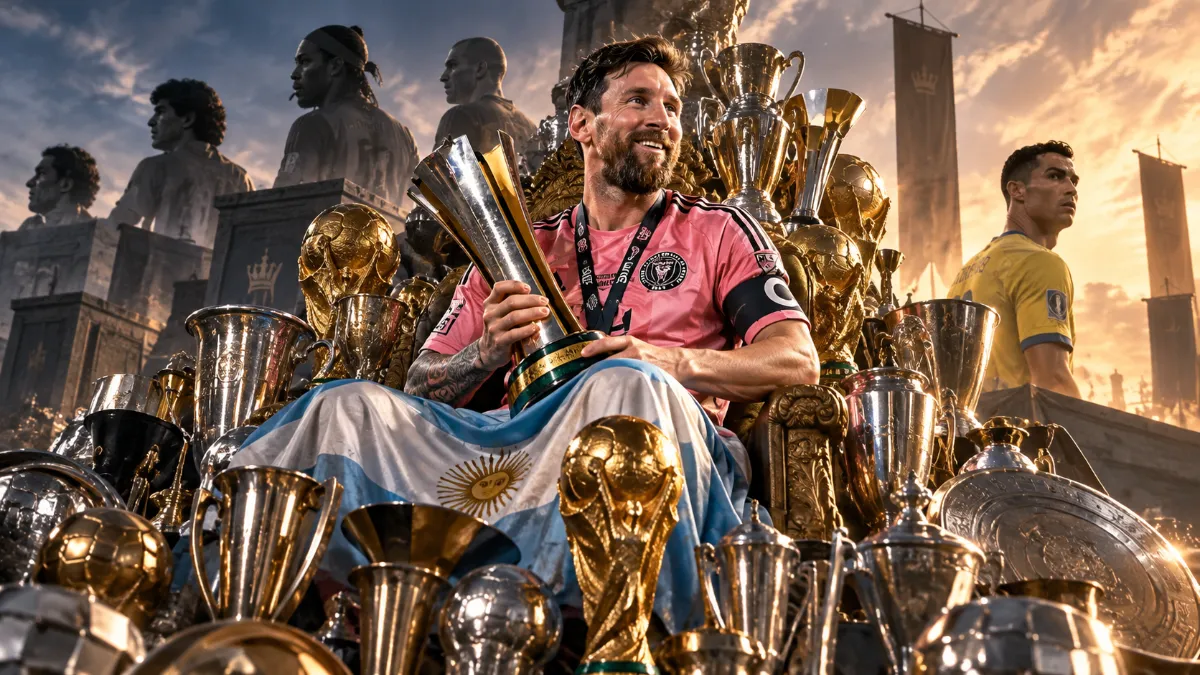 Messi sets new record: the top 10 most decorated footballers in history