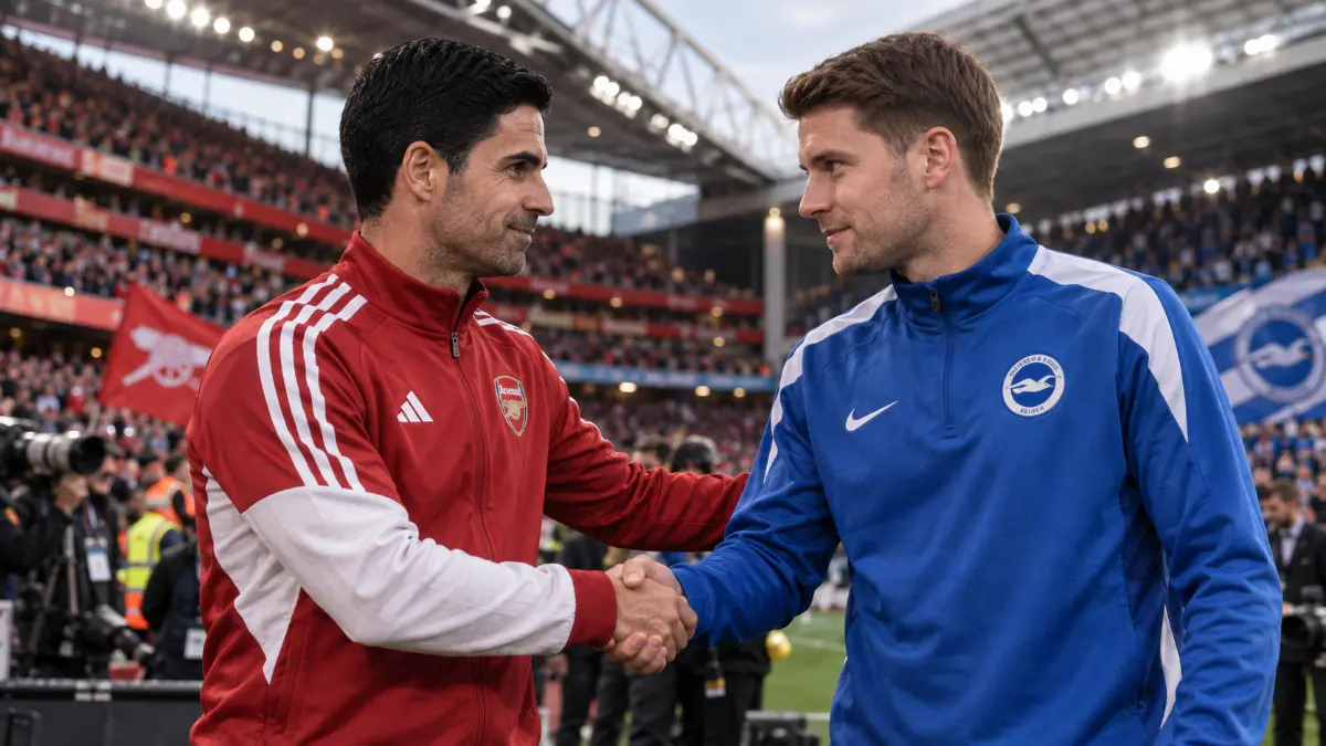 Arteta accepts apologies from Huerzeler before Brighton vs Arsenal match