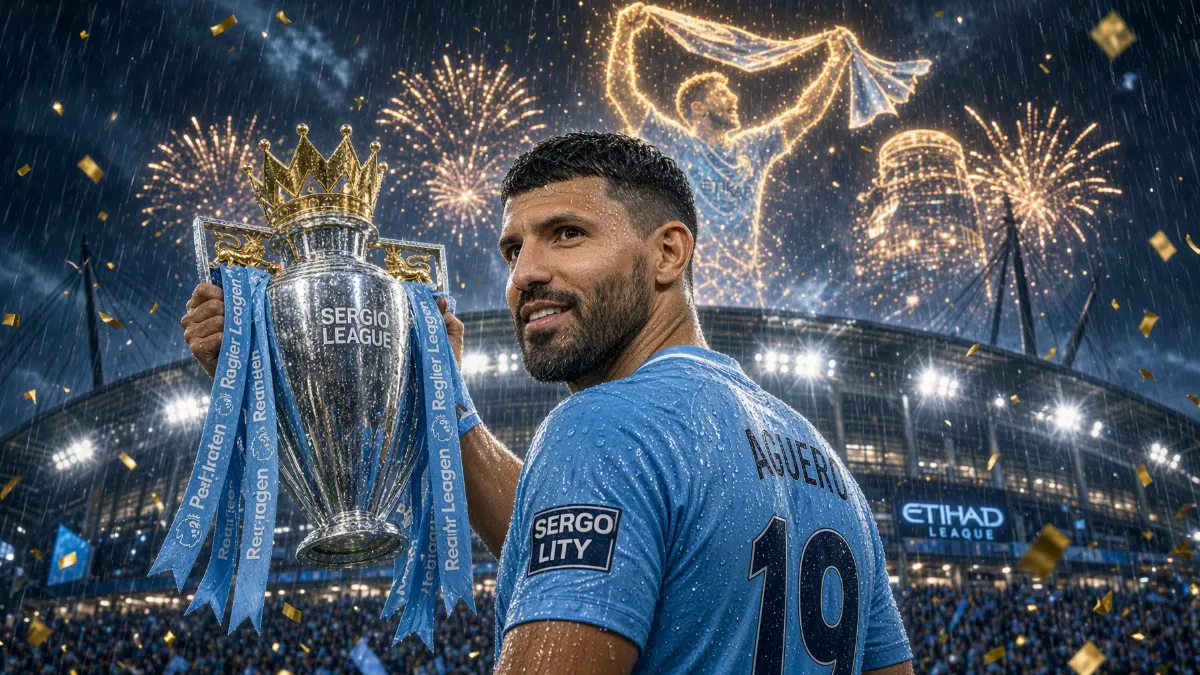 Aguero boldly explains why he keeps an eye on Manchester City