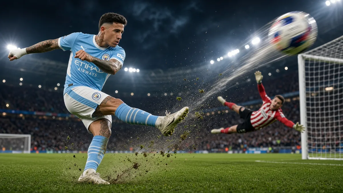 Enzo Fernandez opens his account for Manchester City after £125m transfer