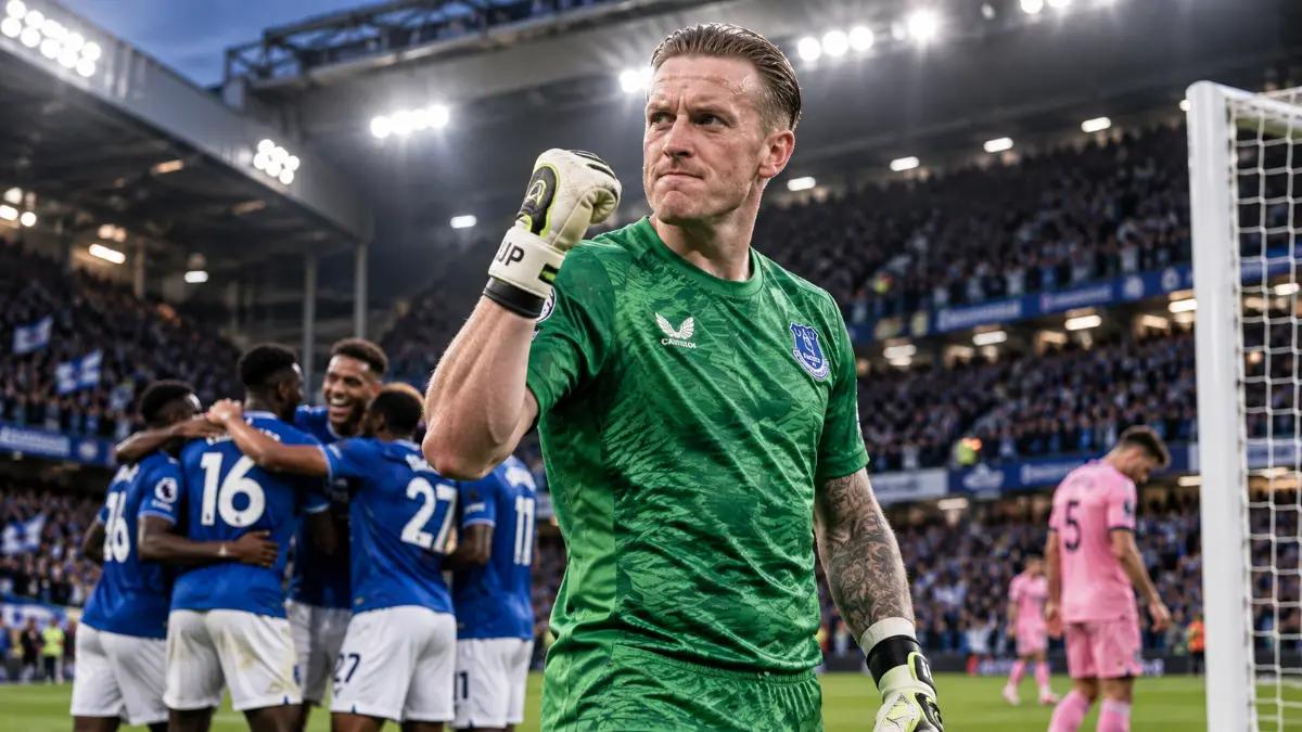 Jordan Pickford insists hard work is the Everton way